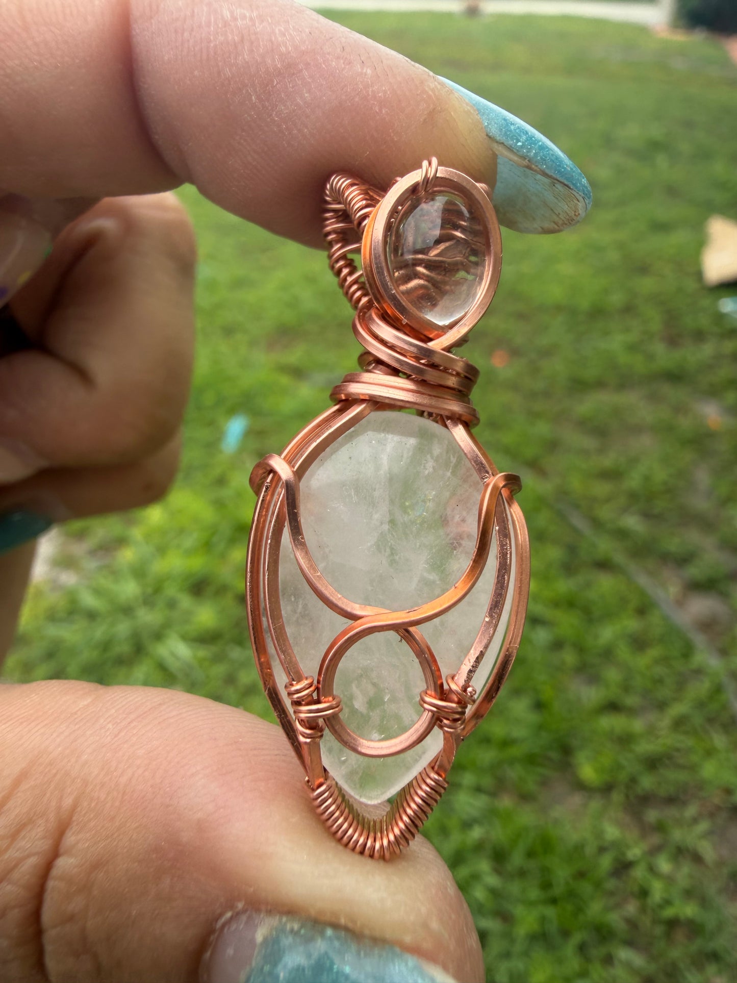 Taurus ♉️ copper pendant