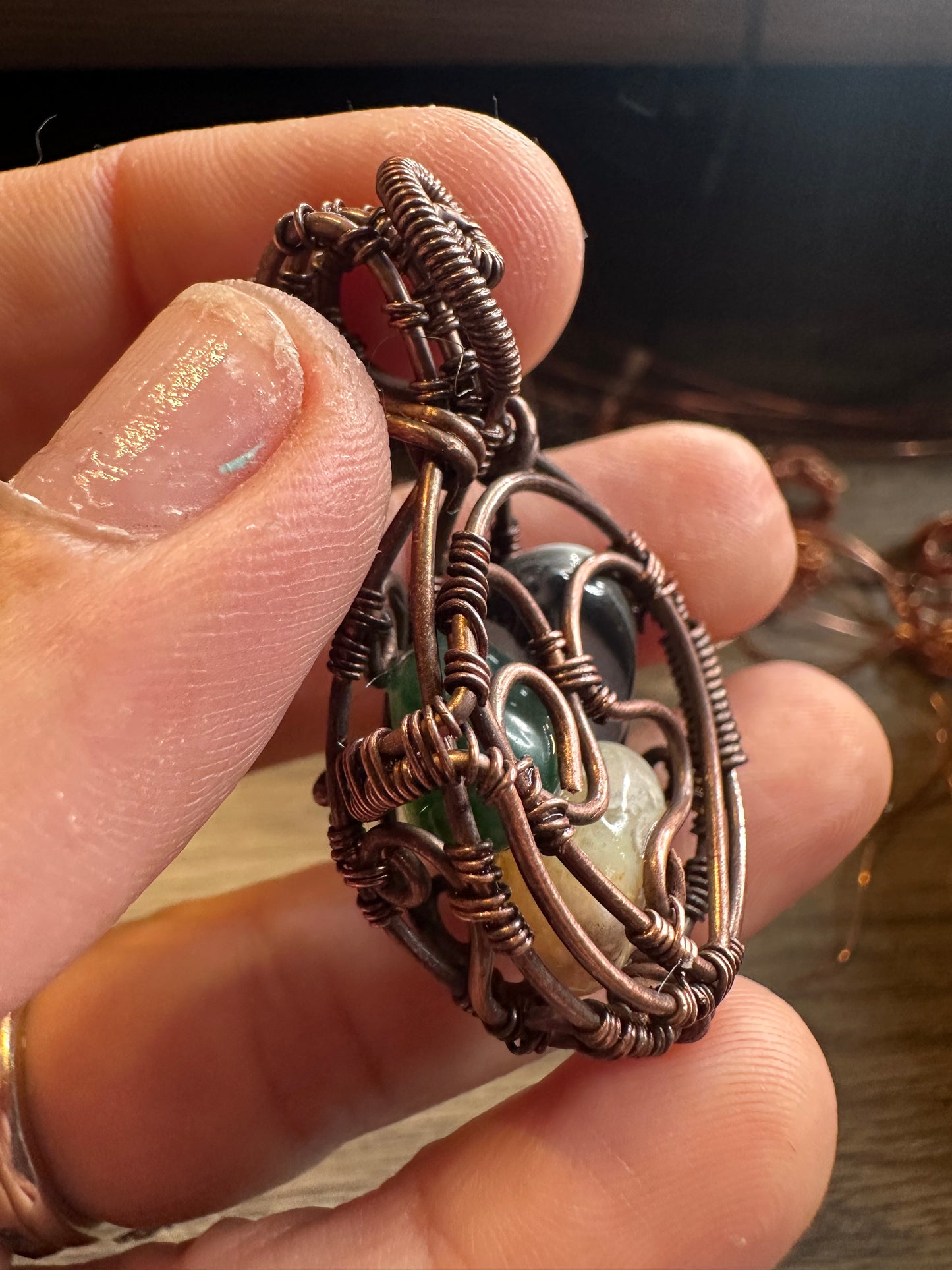 Mini interchangeable crystal locket