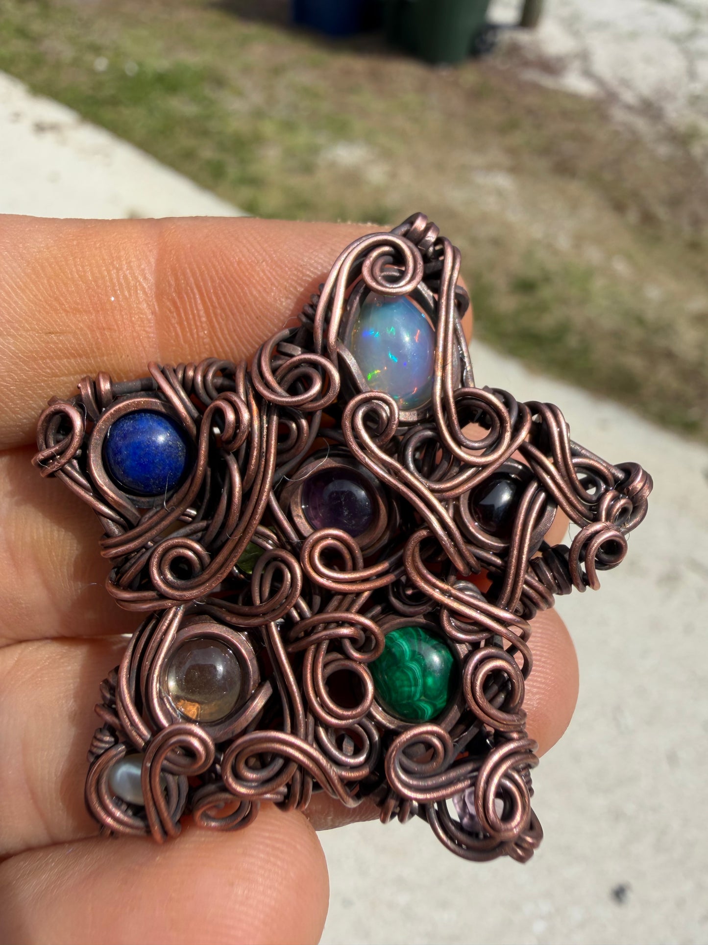 Chaos star pendant