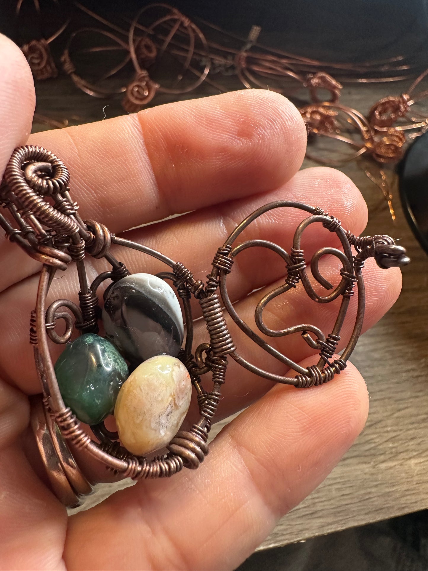 Mini interchangeable crystal locket