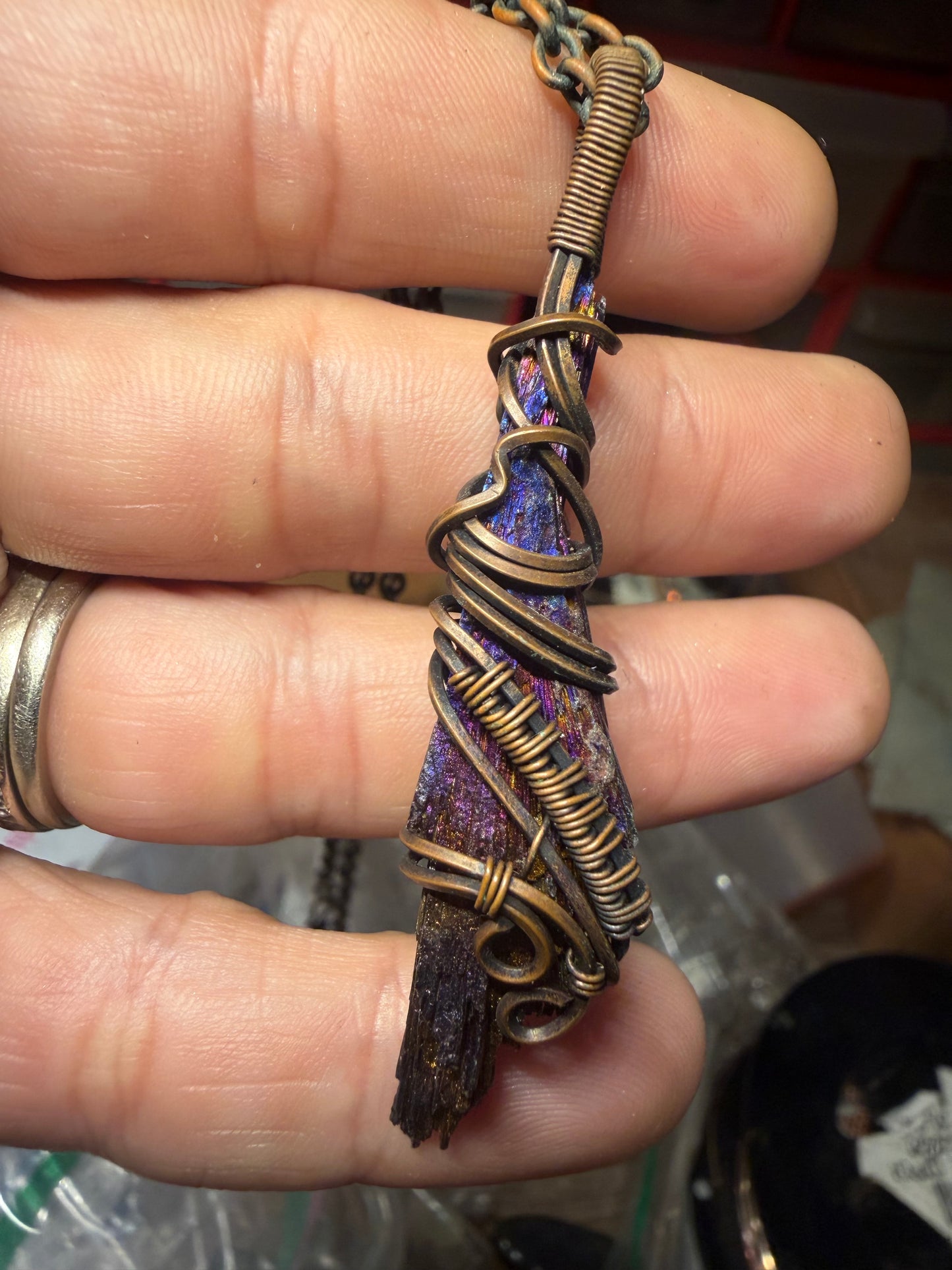 Witches broom inspired pendant