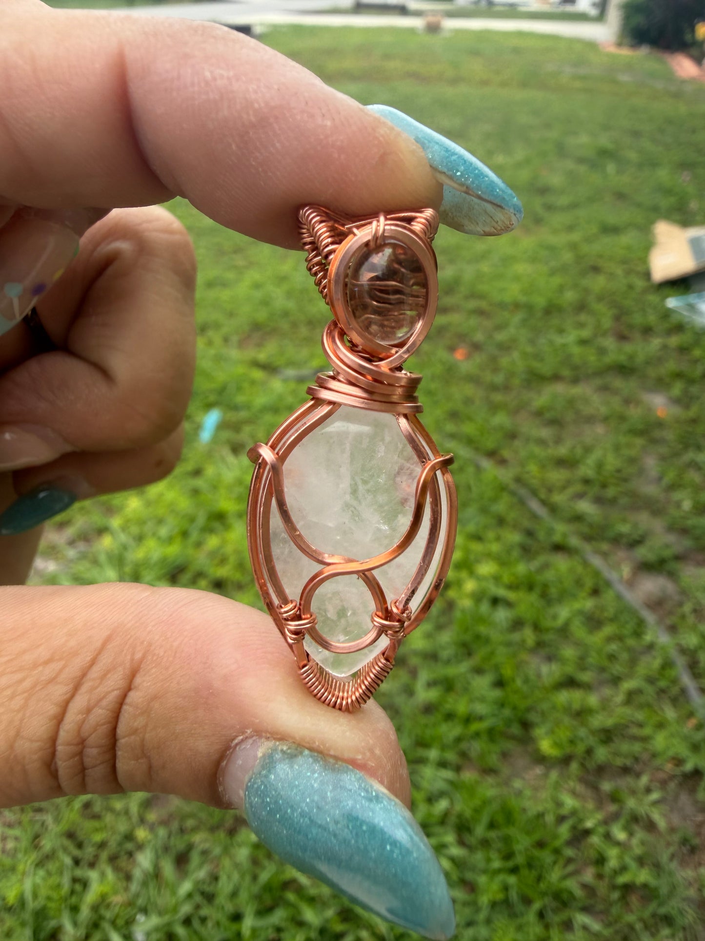 Taurus ♉️ copper pendant