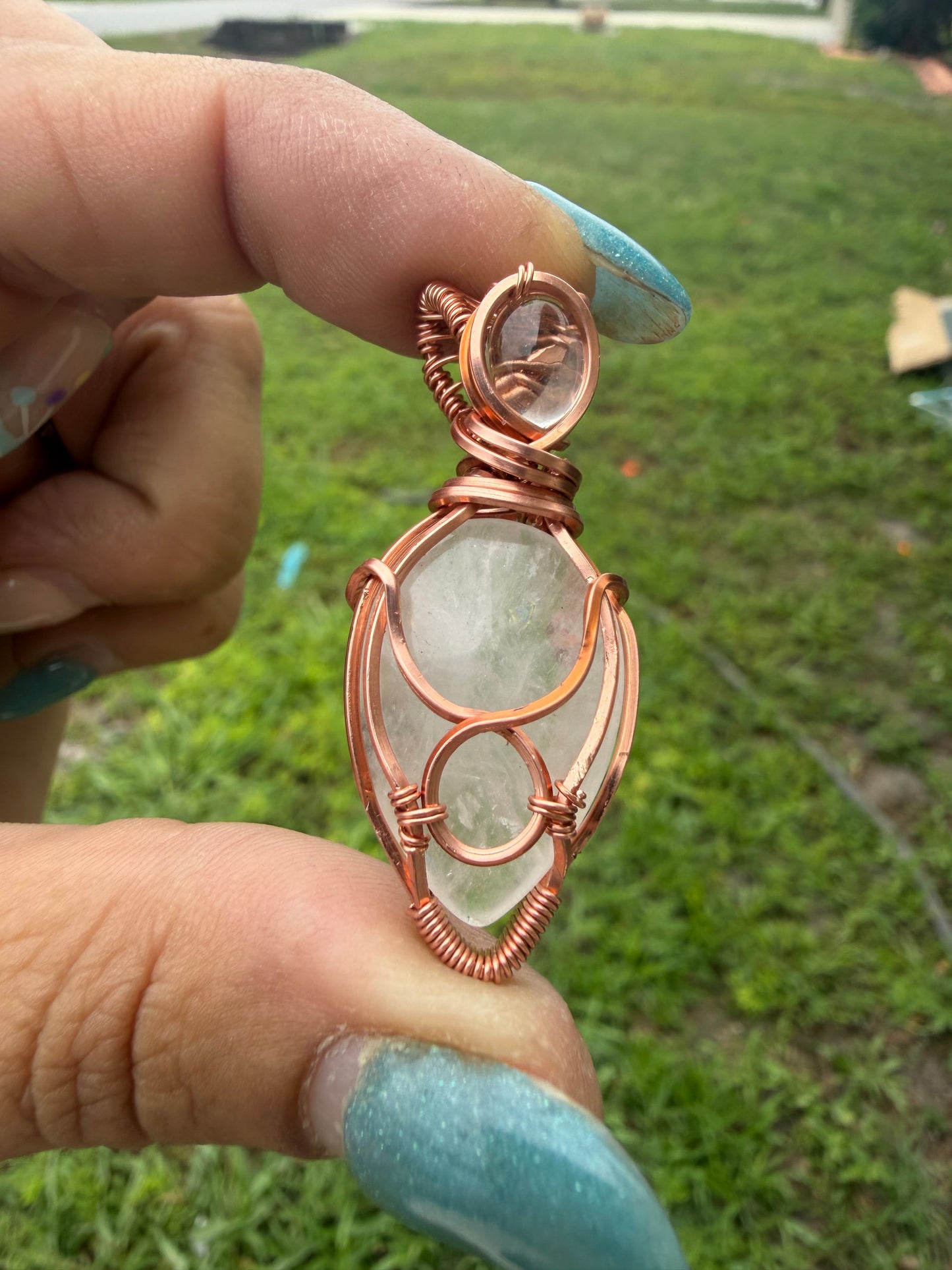 Taurus ♉️ copper pendant