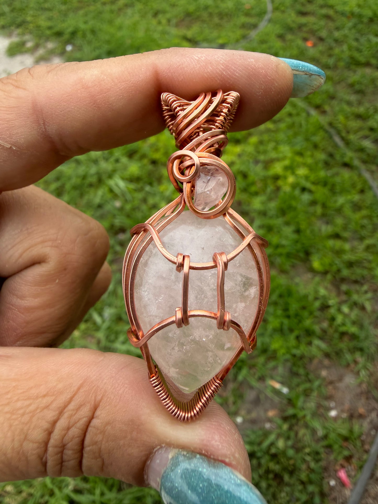 Gemini ♊️ copper pendant