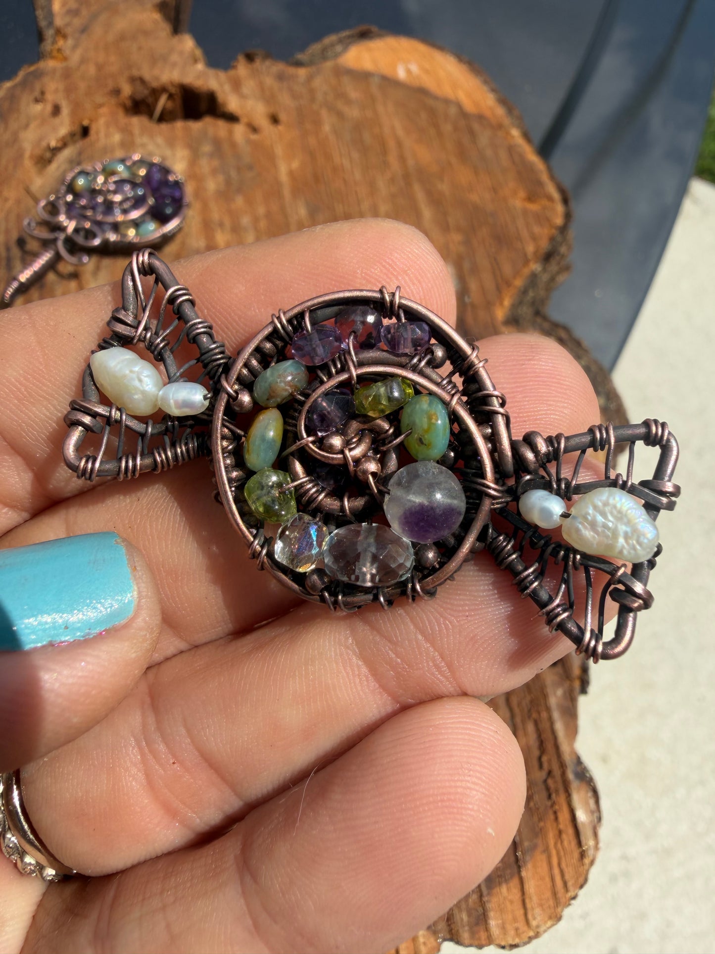 Sugar plum delight pendant