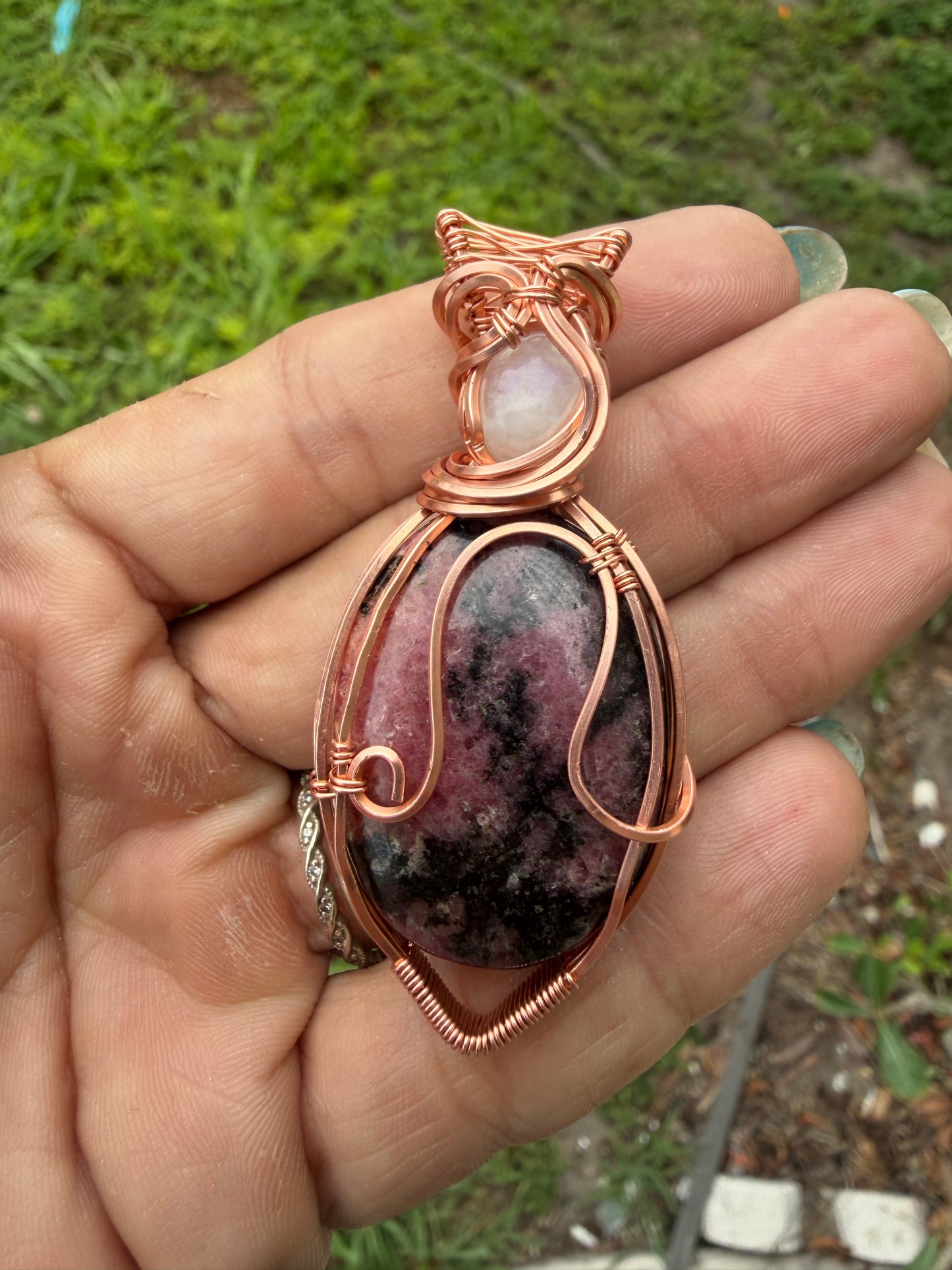 Leo ♌️ copper pendant
