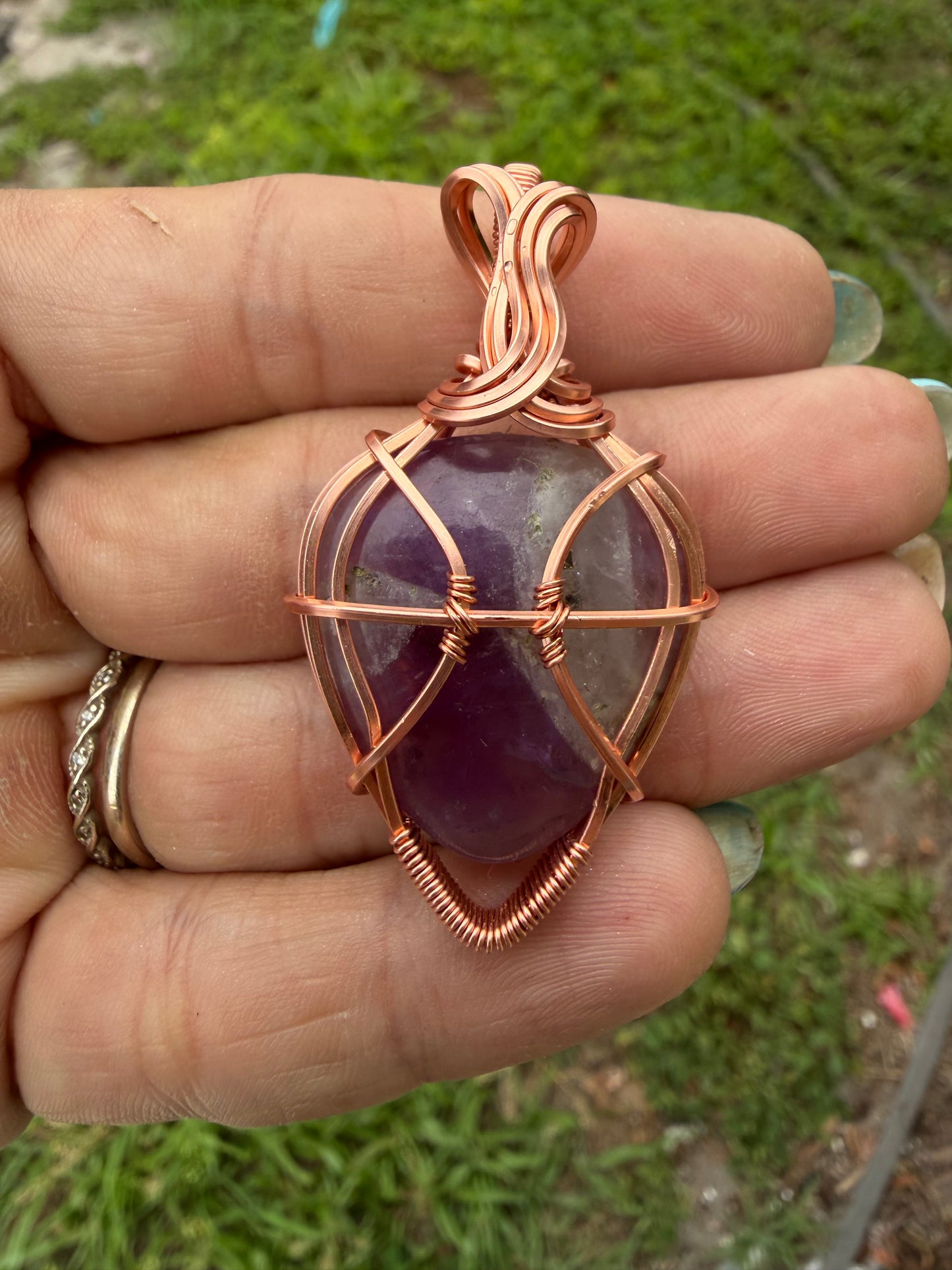 Pisces ♓️ copper pendant