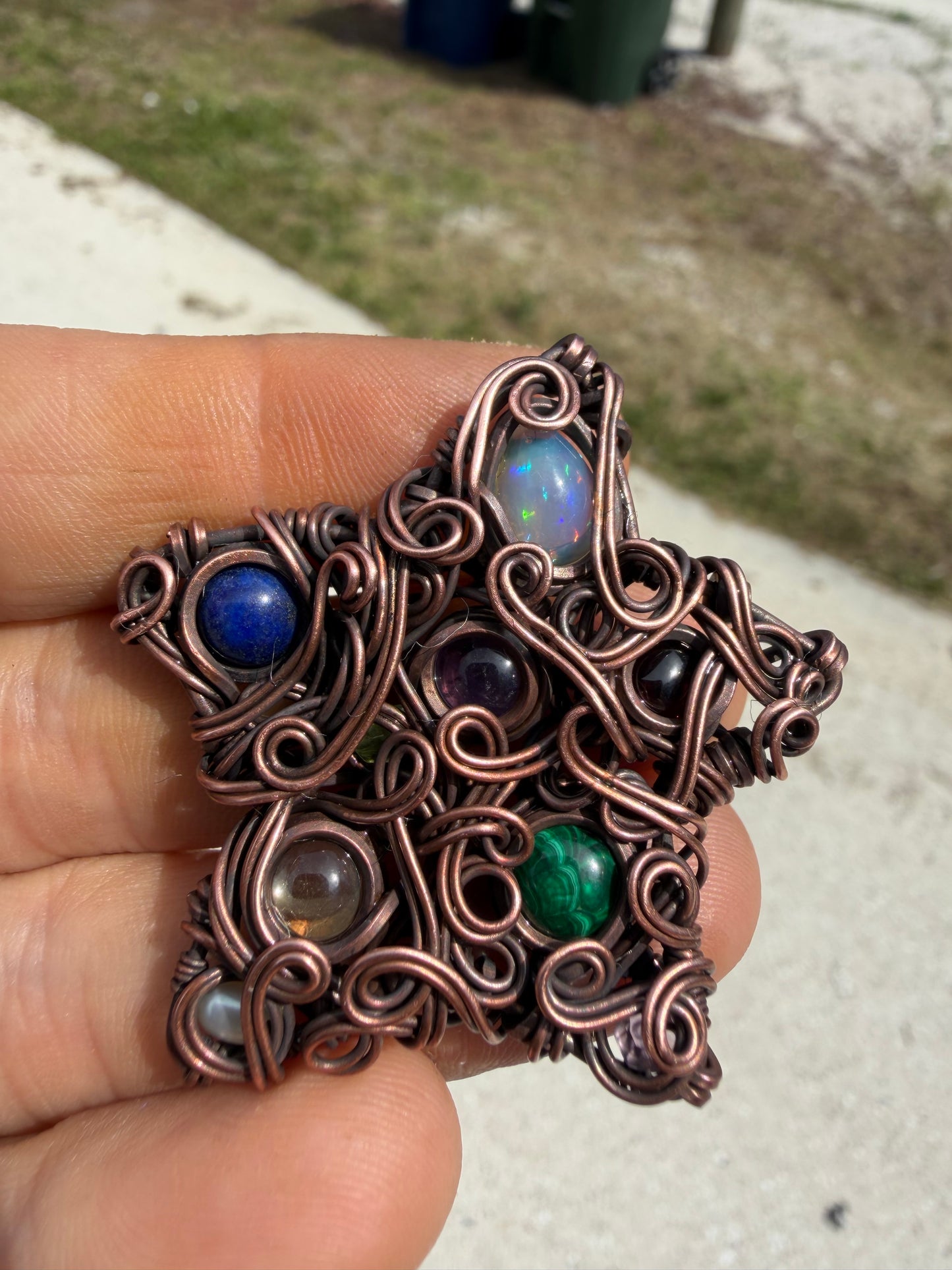 Chaos star pendant