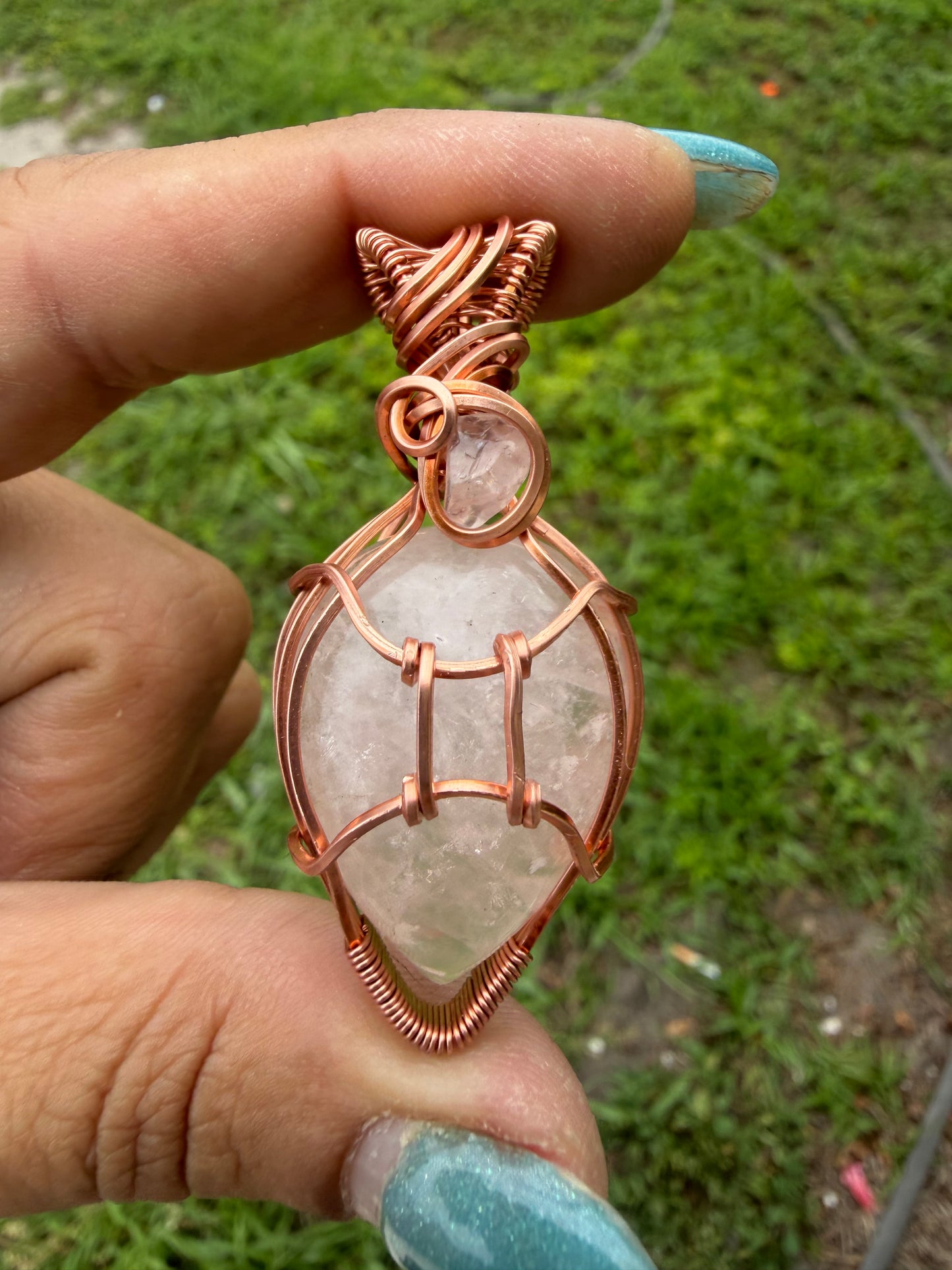 Gemini ♊️ copper pendant