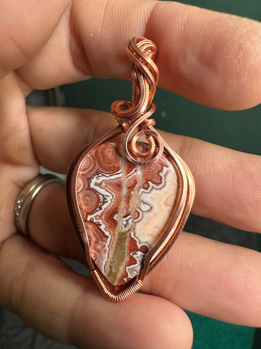 Rosetta crazy lace agate